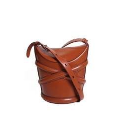 Athena Bucket Bag - Brown