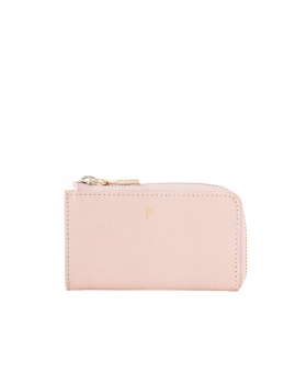 Tess Keyring Card Case - Blush Pink